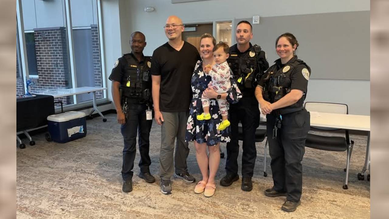 Chamblee police officers save man’s life during heart attack, presented awards